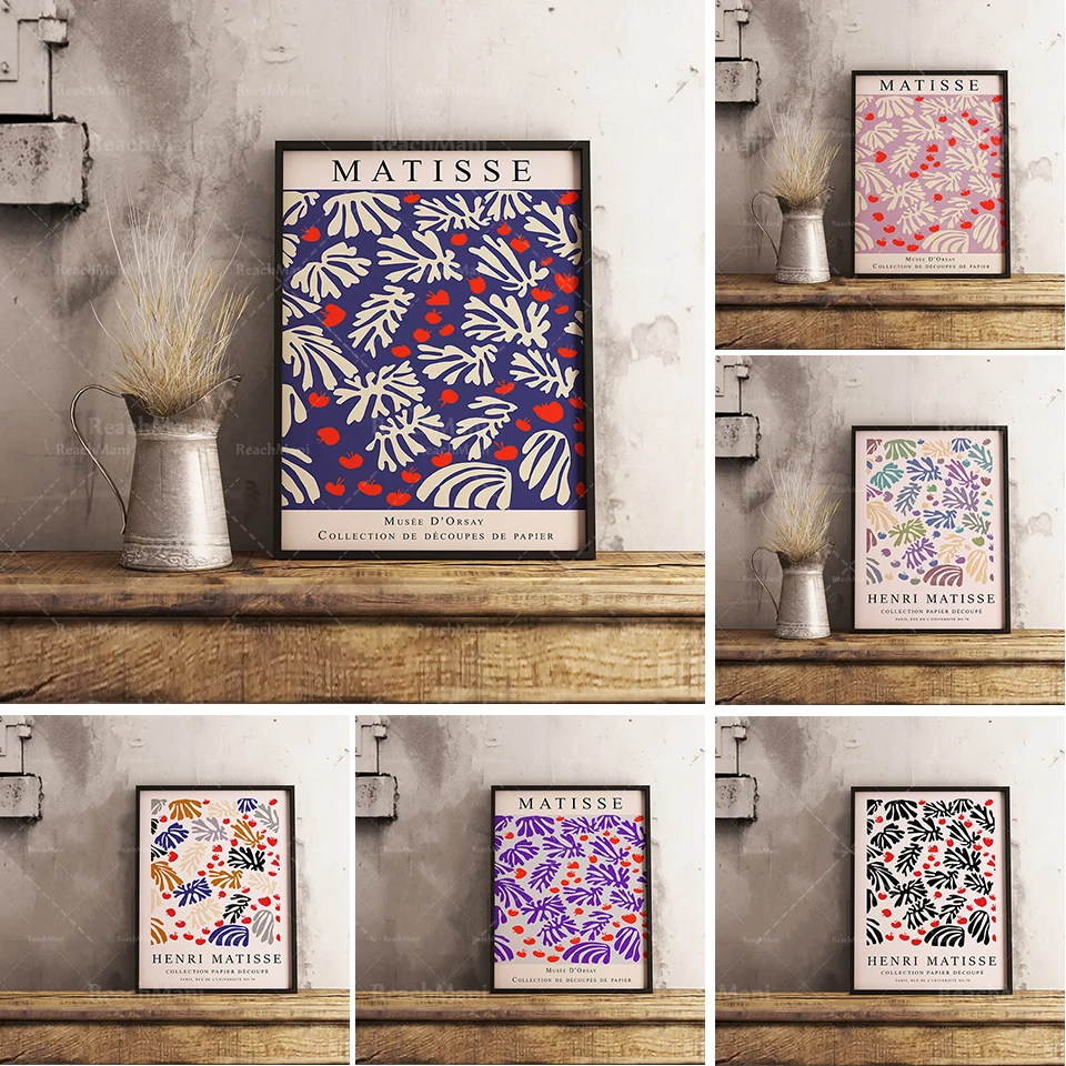 

Henri Matisse Exhibition Poster, Gallery Quality Art, Matisse Print, Abstract Art, vintage Poster, Wall Art Decor