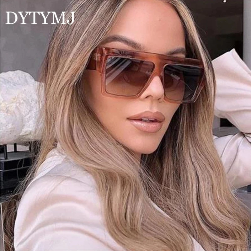 

DYTYMJ Retro Square Sunglasses Women Vintage Oversized Sunglasses Women High Quality Gradient Men Sunglasses Lentes De Sol Mujer