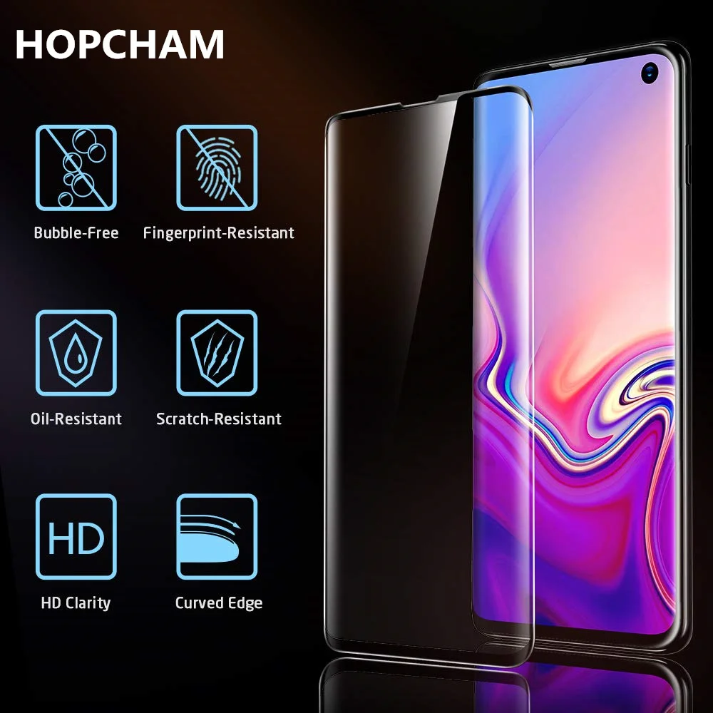 Чехол из закаленного стекла для Samsung S21 s10 plus s9 s8 s10e Защитное стекло экрана Galaxy S20 Note