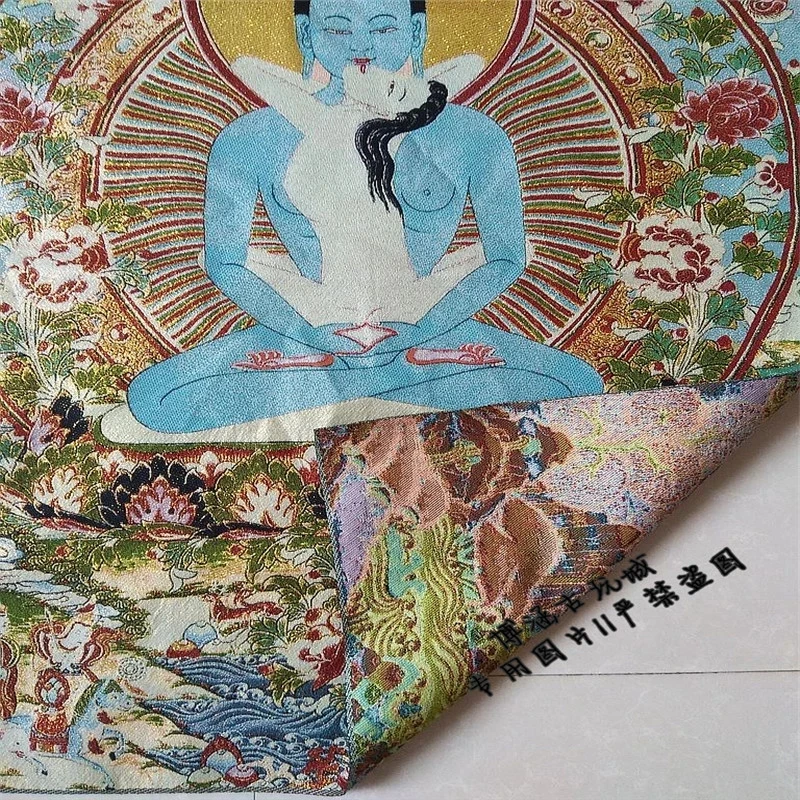 Вышивка танка Xizang Buddha вышивка шелковая Непал подвеска картина счастливый будда