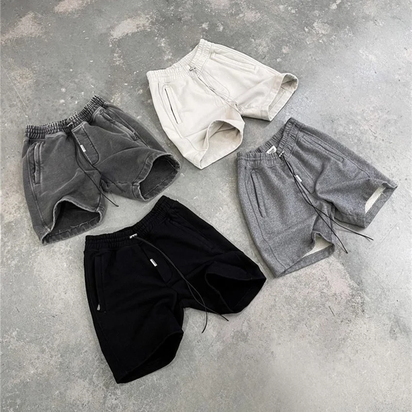 

Heavy Fabric Represent Shorts Men Women 1:1 High-Quality Zipper Pocket Represent Shorts Breeches men clothing men casual shorts
