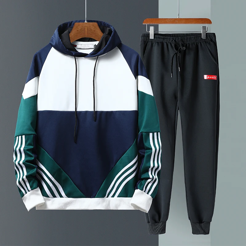 Спортивный костюм мужской 4XL брендовая одежда весна 2020|Мужские спортивные