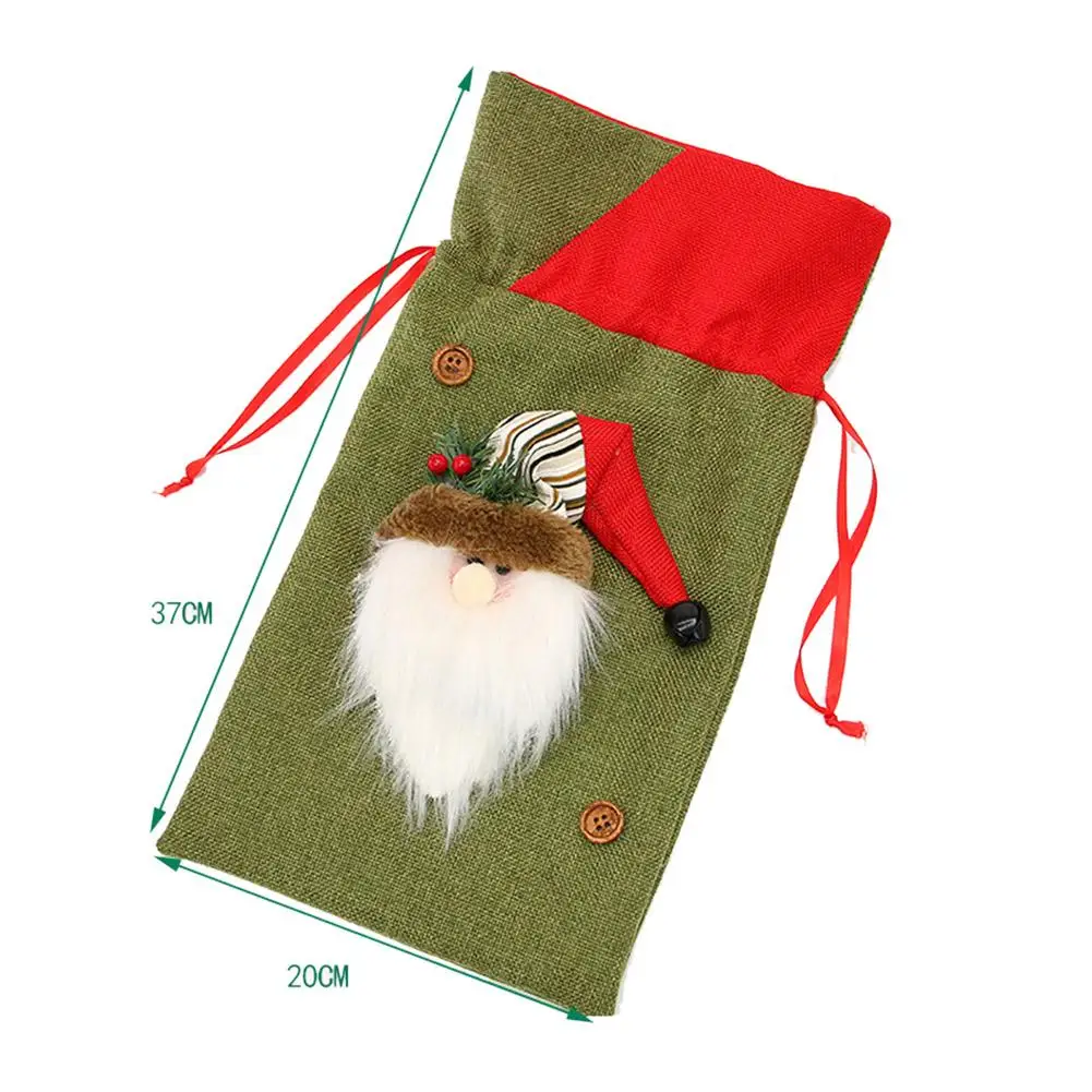 Новая Подарочная сумка Санта-Клауса Рождественское украшение Рождественская