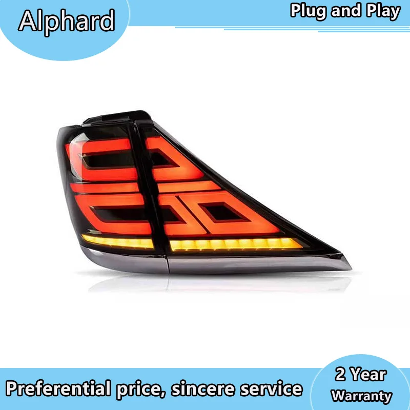 Автомобильный Стайлинг задний фонарь для Alphard светодиодный 2007 2013 Vellfire светильник