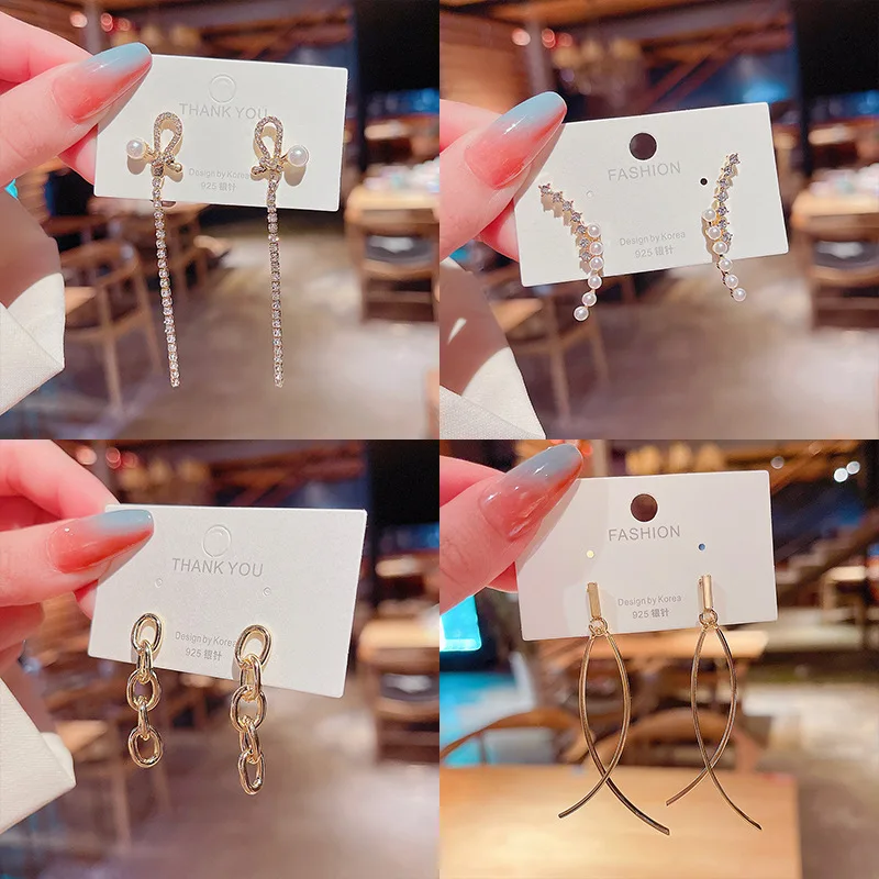 

Женские серьги-подвески из серебра 2021 пробы, с жемчугом