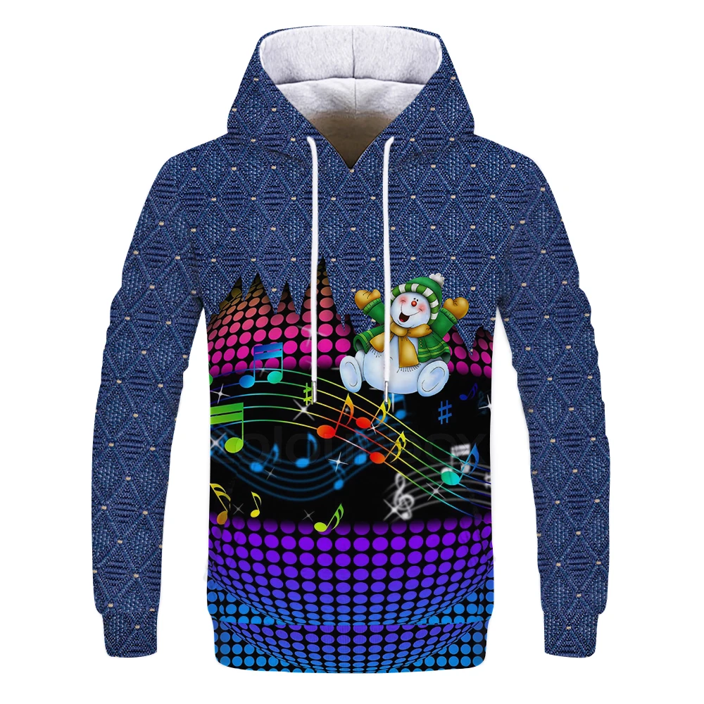 Photo Color Новые рождественские толстовки для мужчин 3D Санта Клаус и снеговик деревья печати мужчин s толстовка с капюшоном в стиле хип-хоп пуловер толстовки для мужчин Hombre - Цвет: Photo Color