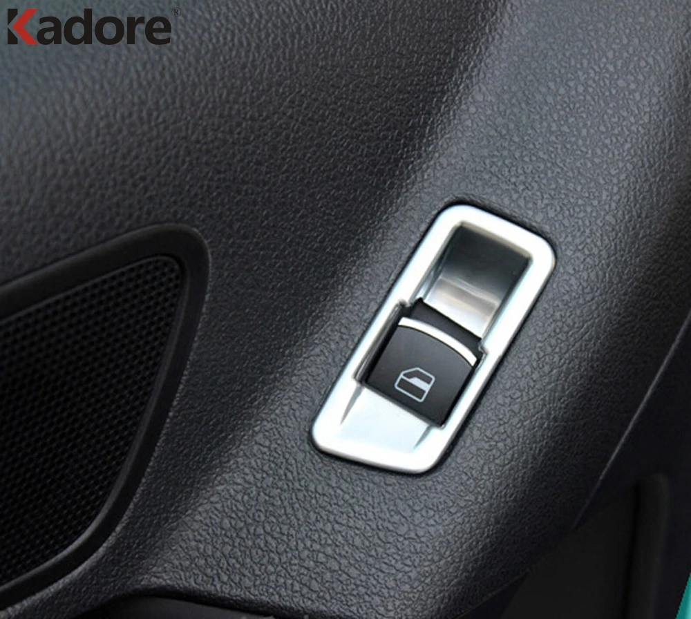 Для Volkswagen vw Tiguan 2012 2013 2014 2015 ABS Матовый внутренняя двери окна кнопка включения