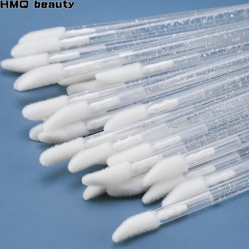 

50Pc Crystal Eyelashes brush Individual Lash Removing Cleaning Mascara Applicator Makeup Brushes Eyelash Extension Tool