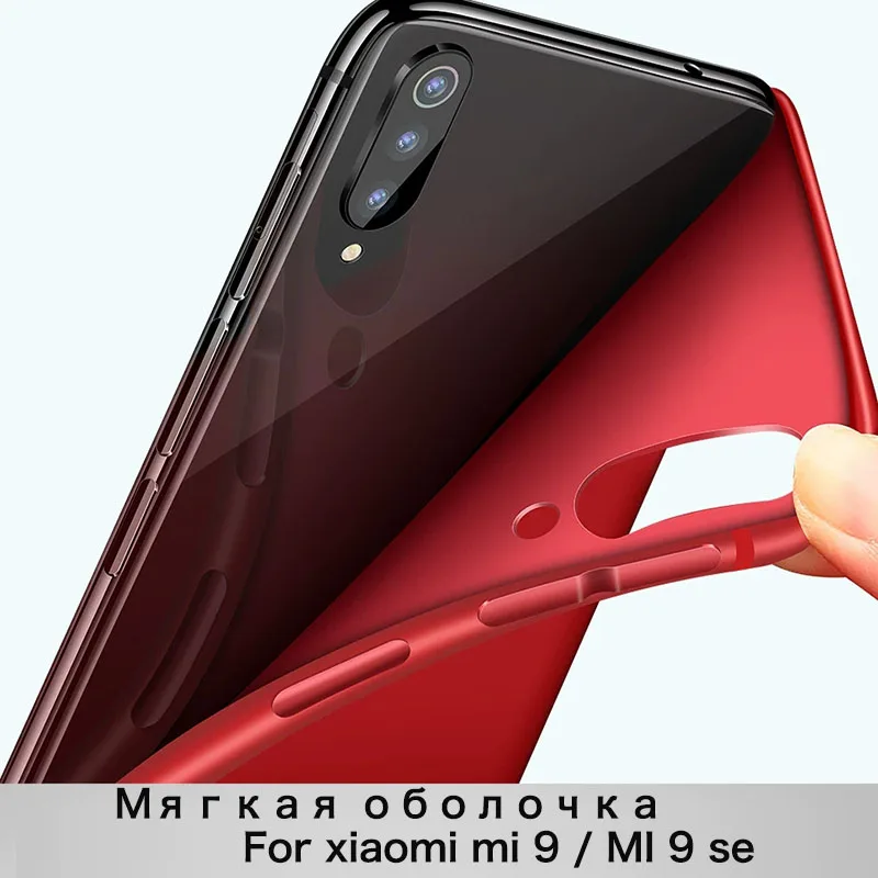 Soft Silicone on redmi note 8 pro Xiaomi A3 Cc9 A2 Lite Case Clear TPU Matte Redmi 7 7a Note 6 K20 Pro Cover Mi F1 9t |