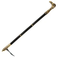 newest 90cm cosplay game novel movie creed 6 syndicate crutches hidden arrow prop model crutches weapon