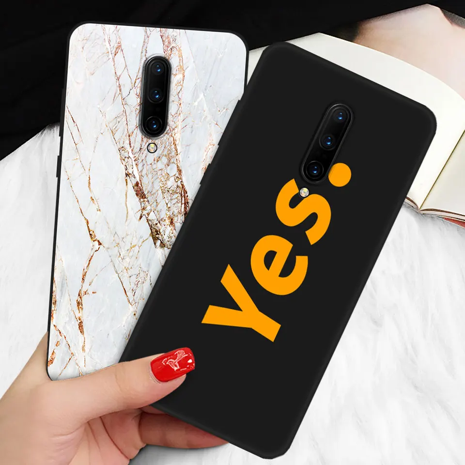 Чехол для телефона OnePlus 7 Pro тонкий гибкий ТПУ чехол Funda 1 + 6 T силиконовая задняя