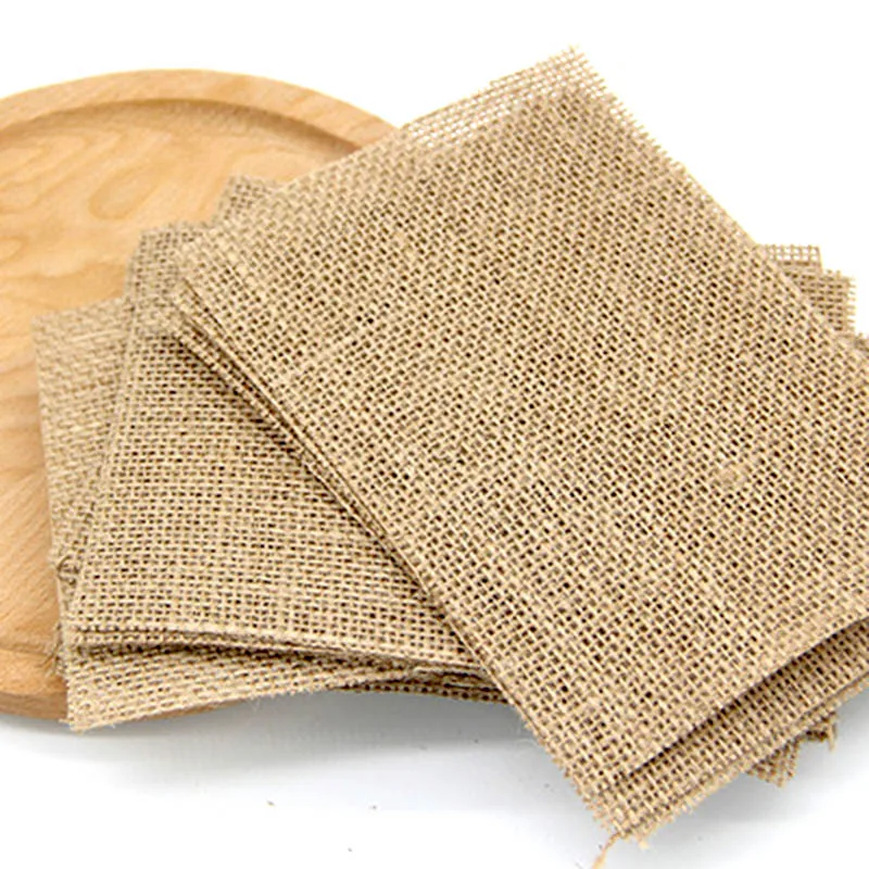 Джутовая Мешковина шт гессенской винтажные Свадебные украшения в деревенском