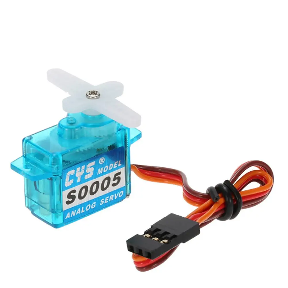 

CYSModel S0005 5g Micro Plastic Gear Analog Standard Servo for RC Micro Airplane Fixed-Wing Helicopter Drones DIY Parts