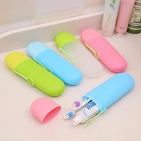 portable travel toothpaste toothbrush holder cap case household storage cup outdoor holder bathroom accessories