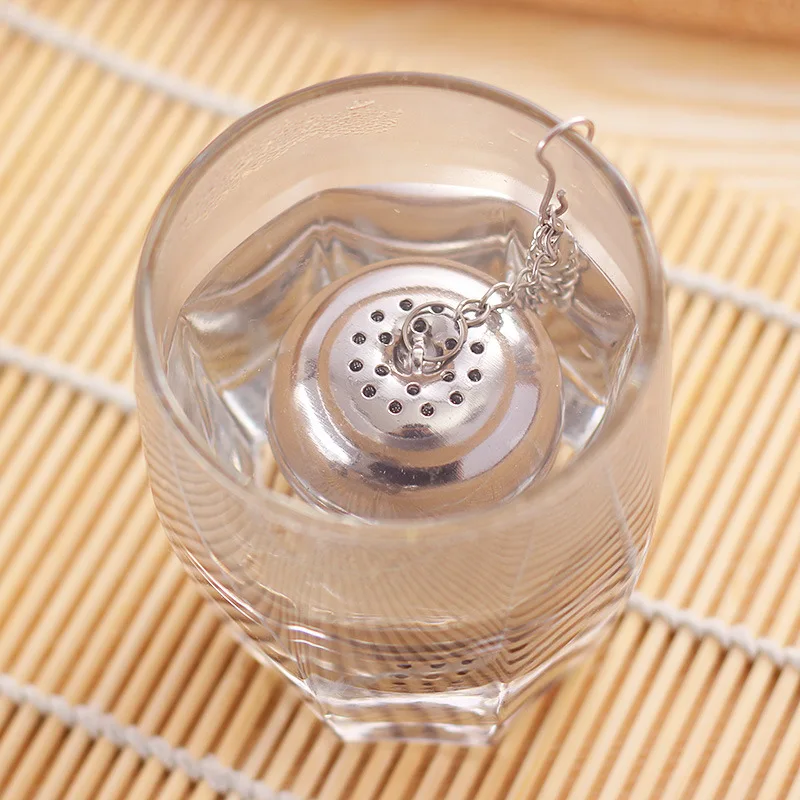 Новые основные Нержавеющая сталь мяч сетка для заварки чая фильтр w/крюк