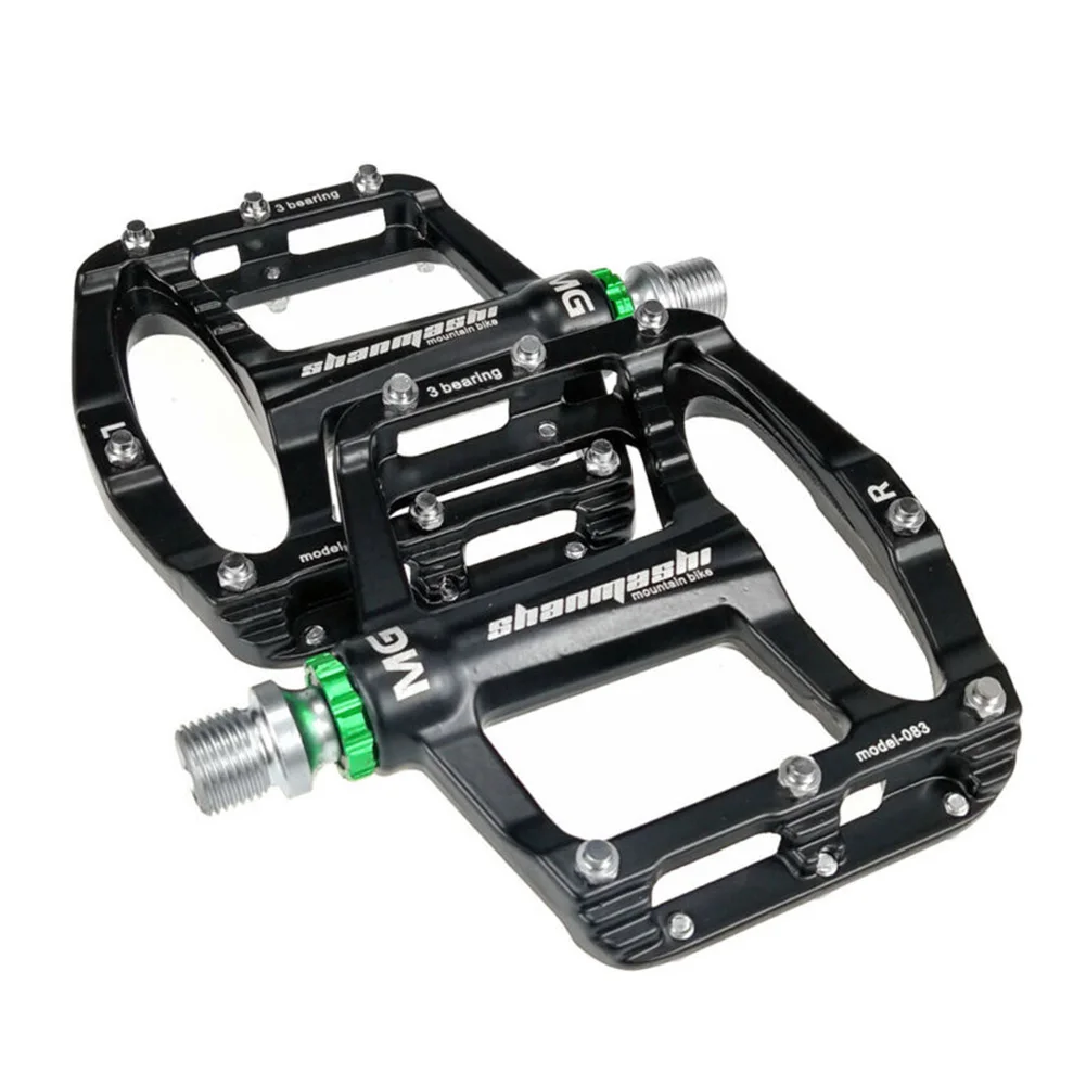 

Bicycle Pedal Magnesium Alloy Flat Platform Pedals 3 Bearing MTB Road Bike Universal Pedal Upgrade Replacement