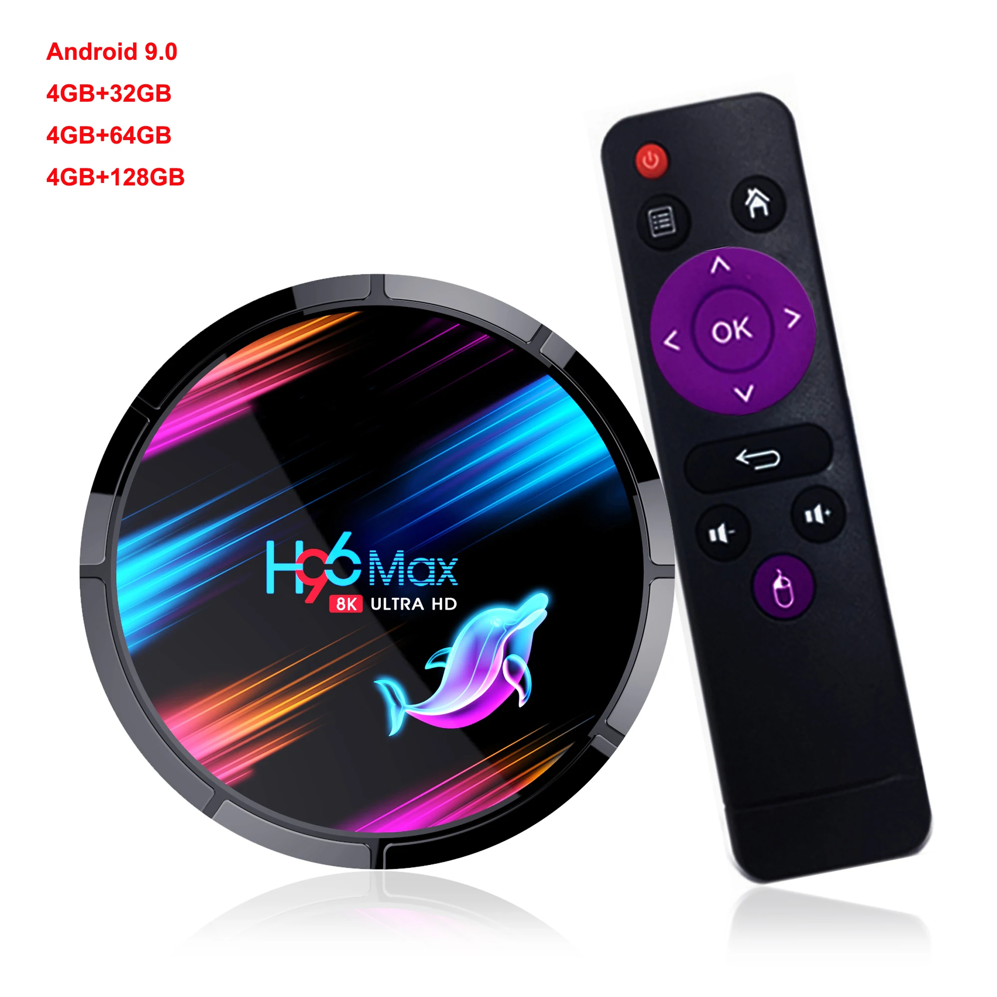 Умная ТВ-приставка Amlogic S905X3 четырехъядерный процессор Android 9 0 поддержка USB Wi-Fi