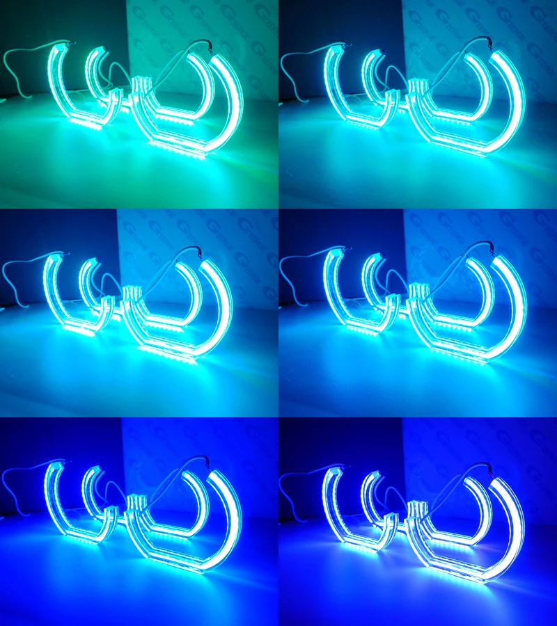 DTM стиль RF Дистанционное Bluetooth приложение многоцветный RGB светодиодный