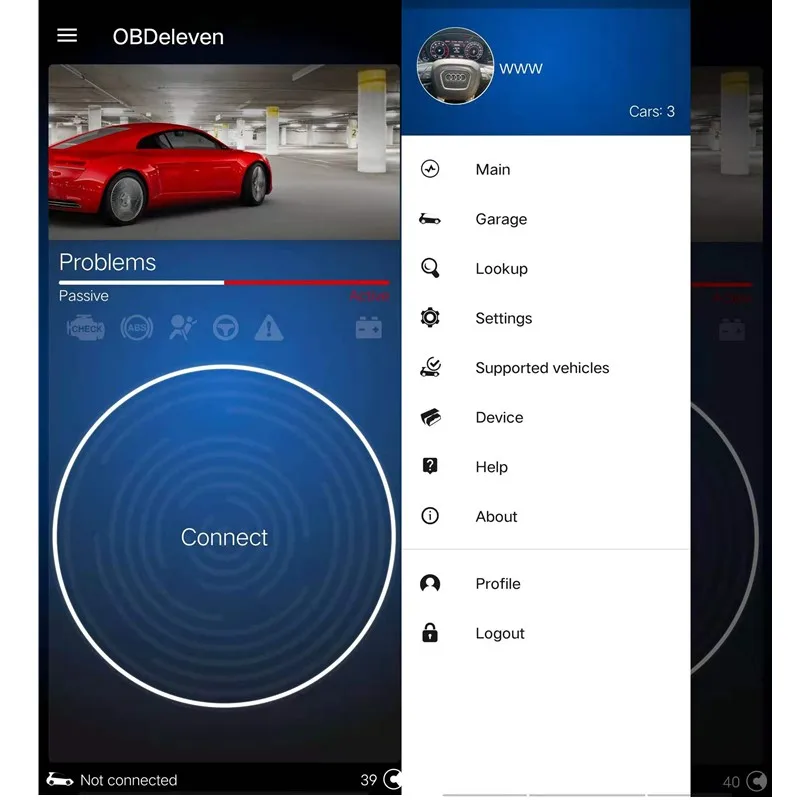 OBDeleven ULTIMATE Plan версия для VW/Audi/Skoda Поддержка Android OBD2 Pro сканер диагностический
