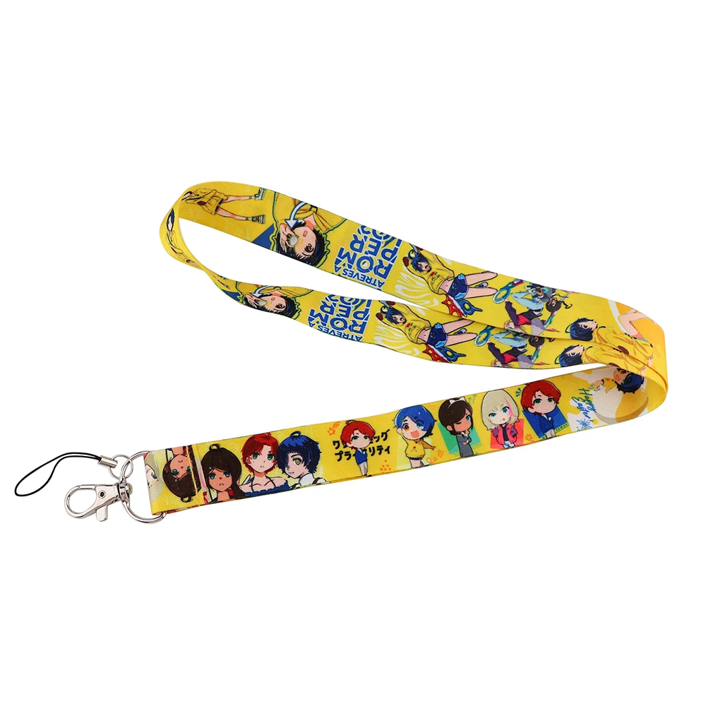 

FD0795 Strange Egg Story Anime Keychain Lanyard Phone Strap For USB Keys Cell Phone Hang Rope Key Cord ID Badge Holder Keychain