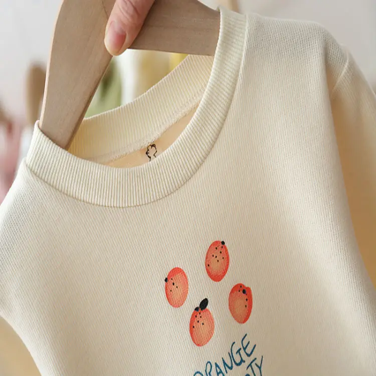 Весенне-Осенняя детская футболка с крыльями милое хлопковое платье принцессы