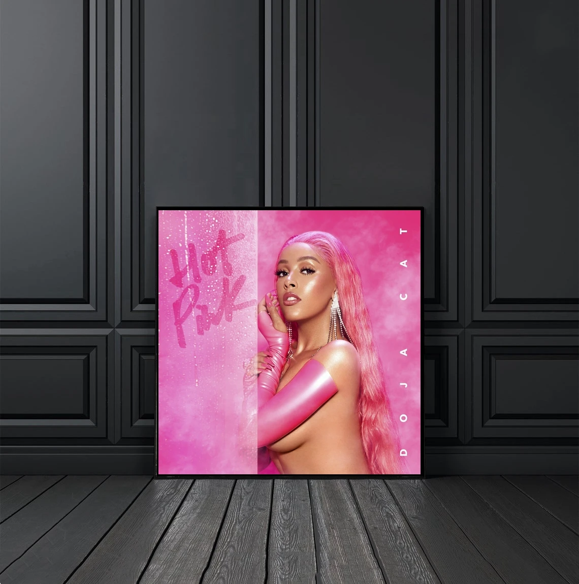 

Doja Кот-ярко-розовый музыкальный альбом Обложка холст постер искусство хип-хоп рэпер поп музыка звезда дом искусство (без рамки)