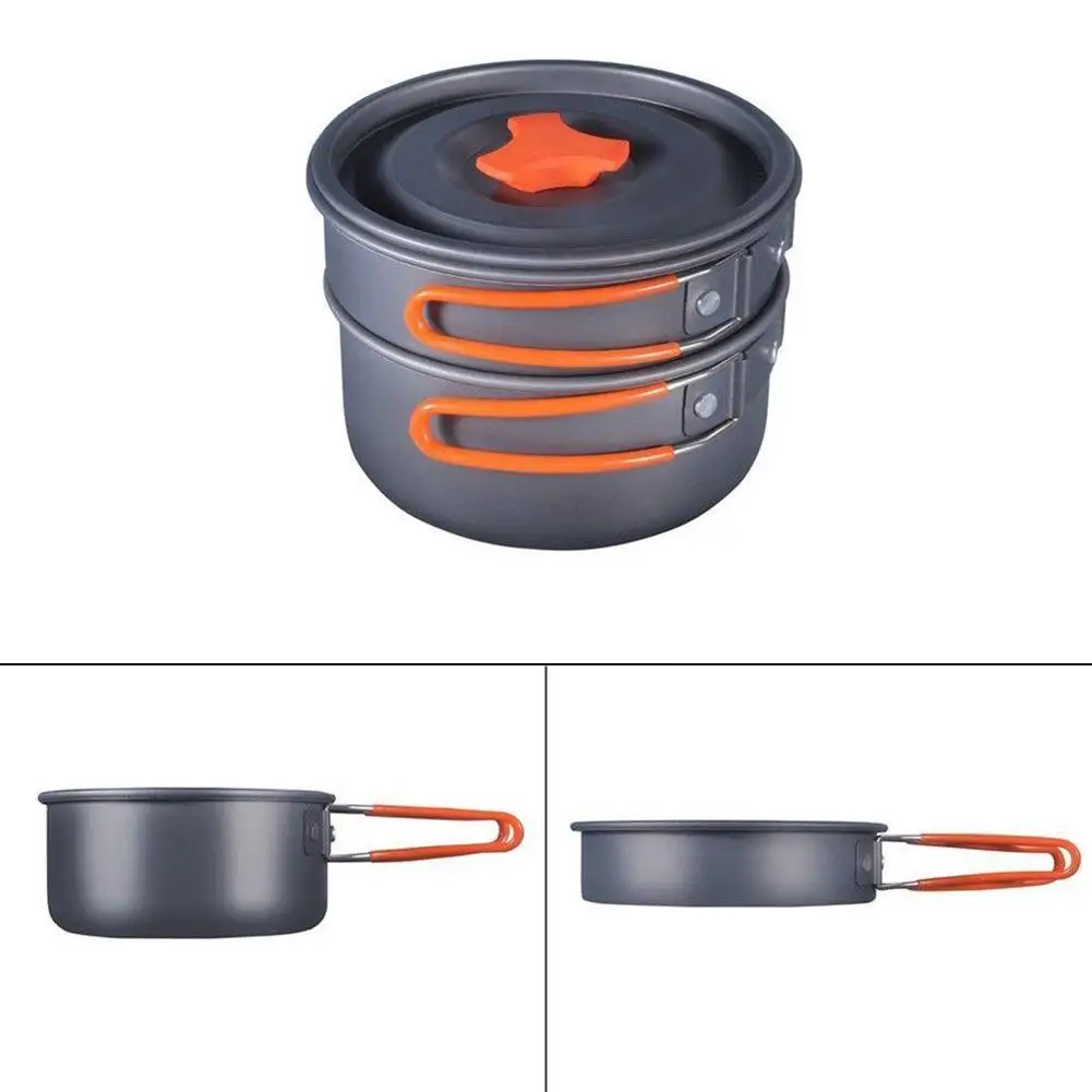 8 шт. походная кухонная посуда для пикника набор кастрюль GL|Столовые приборы