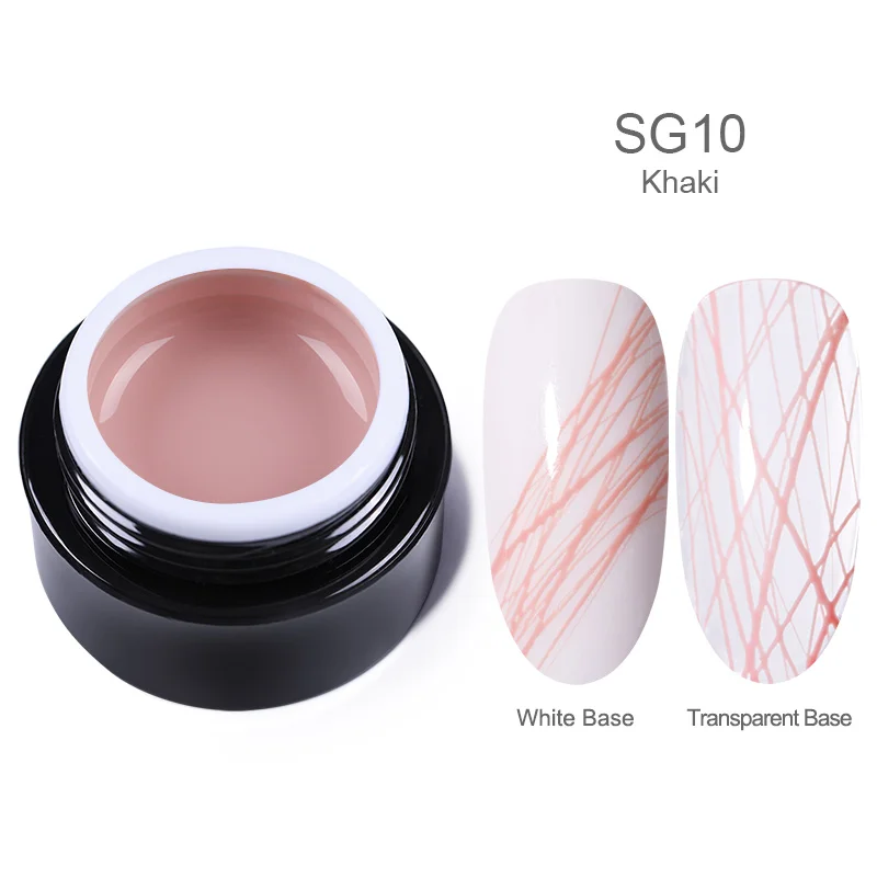 BP-SG10 BORN PRETTY, 5 мл, гель для рисования ногтей, лак, краска для ногтей, лак для ногтей, толстая упругая краска, УФ-гель, впитывающий паучий гель - Цвет: BP-SG10