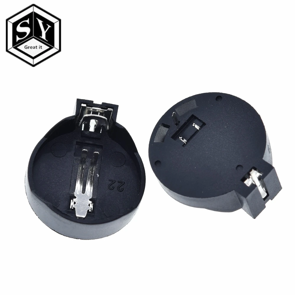 100 шт. большая батарея Кнопка держатель сотового корпус розетки CR2032 cr2032 батареи