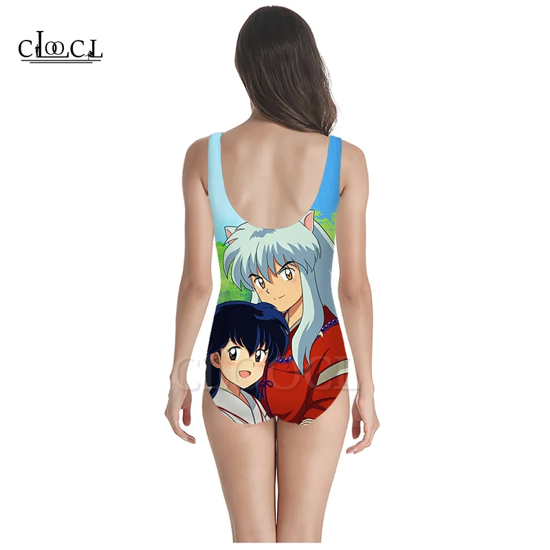 CLOOCL новейшее японское аниме инуяся 3D печать цельный купальник женский купальный