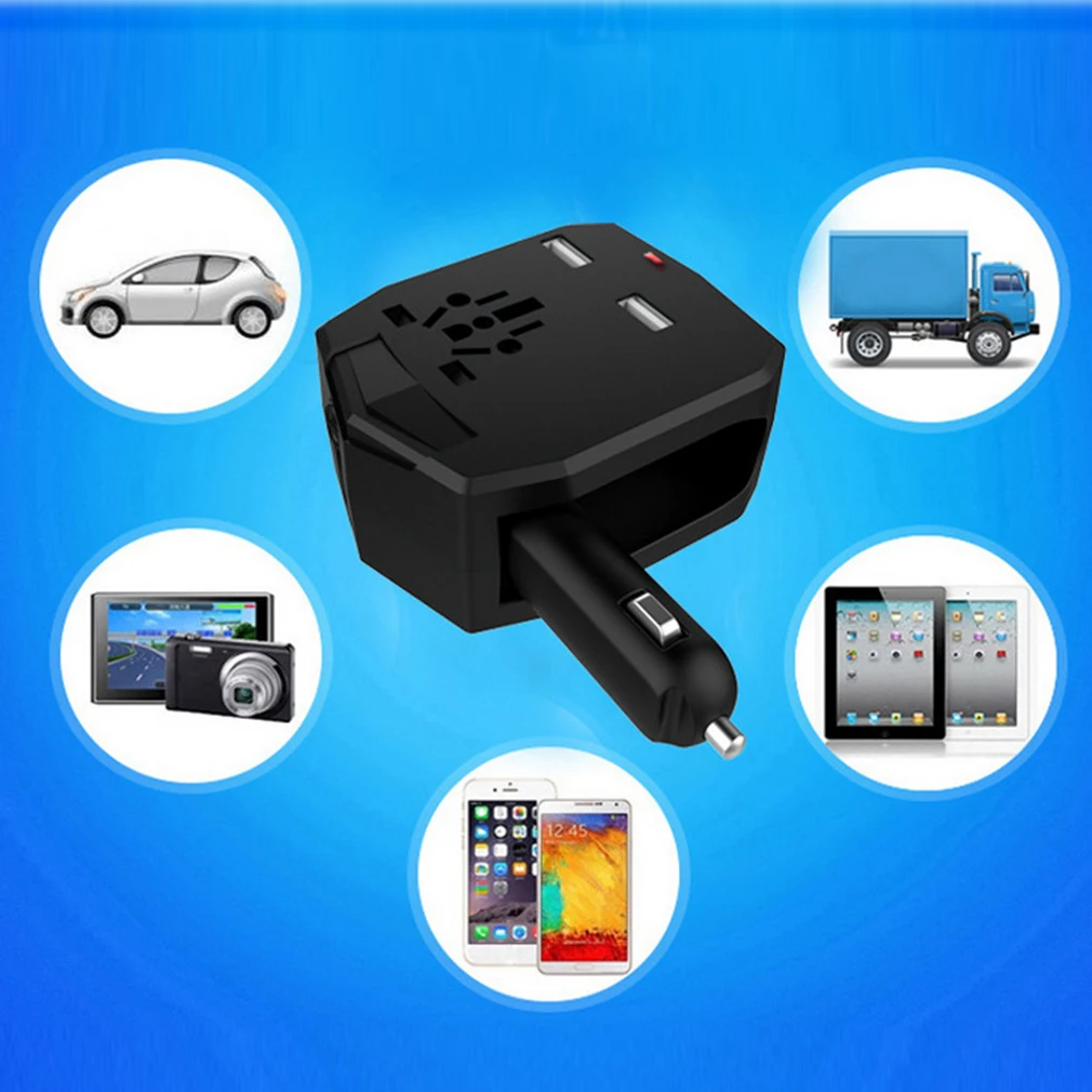 Универсальный автомобильный конвертер многофункциональный USB адаптер зарядного