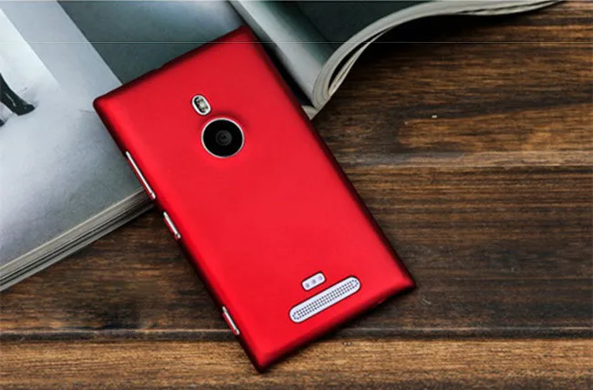 Высококачественный прорезиненный Жесткий Чехол для Nokia 925 Lumia 925
