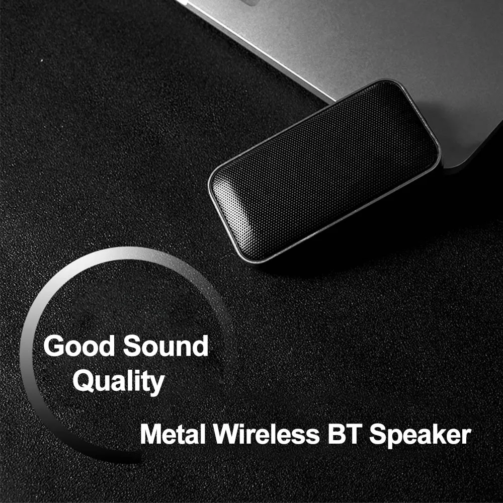 

AEC Portable Wireless Bluetooth Speaker Mini Style Pocket-sized Music Sound Box with Microphone Support TF Card