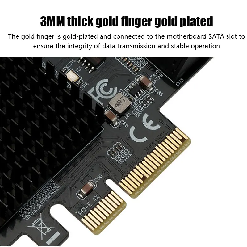 PCI-E Adapter To SATA 3.0 to PCI Express x4 Expansion Card SATA3.0 PCIe PCI-e Controller | Компьютеры и офис