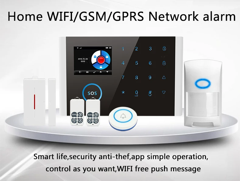 DIY WI-FI 3g GSM gprs беспроводной приложение пульт дистанционного управления Управление домашняя охранная сигнализация с голосовым англо-рус ES PL де варианты