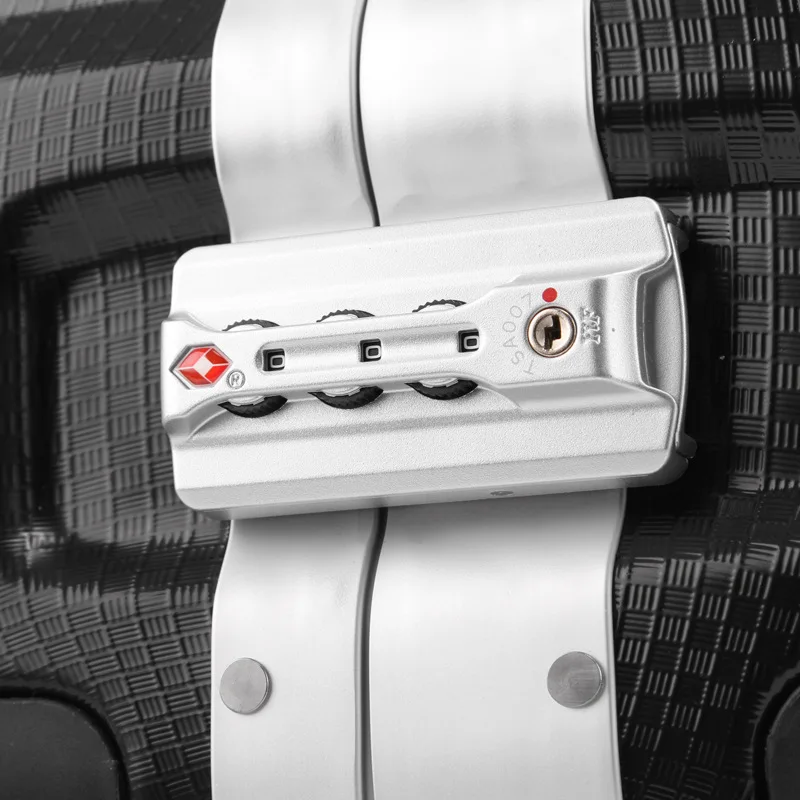 Новый чемодан на колесиках с алюминиевой рамой дорожная сумка-Спиннер TSA