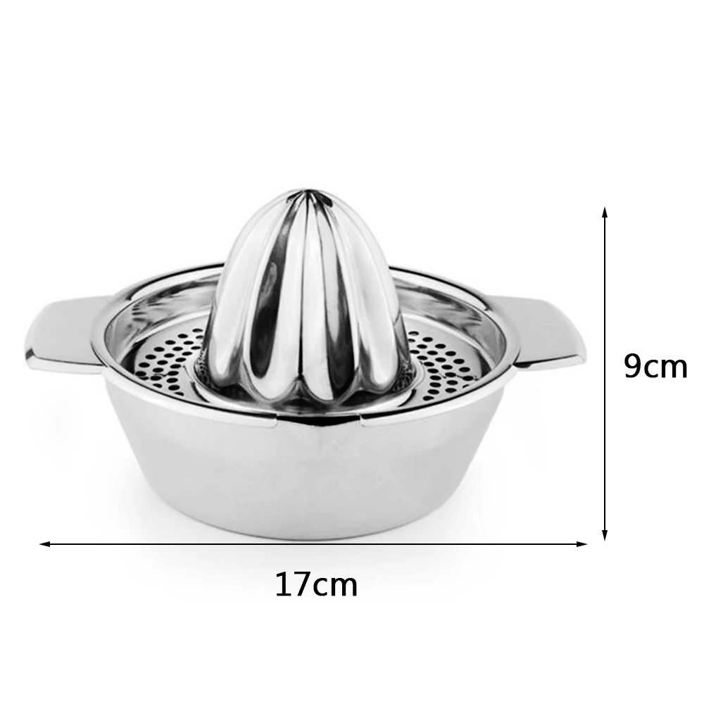 Соковыжималка для лимона 100% портативная Ручная из нержавеющей стали кухонные