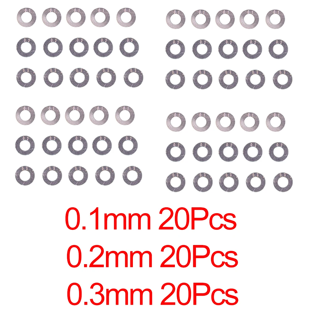 Набор принадлежностей для страйкбола 60 шт. регулировка зазора прокладки коробки