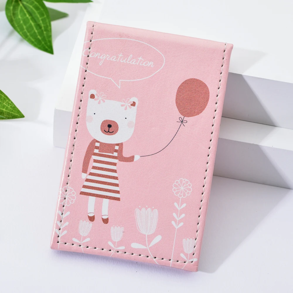 Vicney Cute Bear настольная односторонняя искусственная кожа складной макияж принцесса