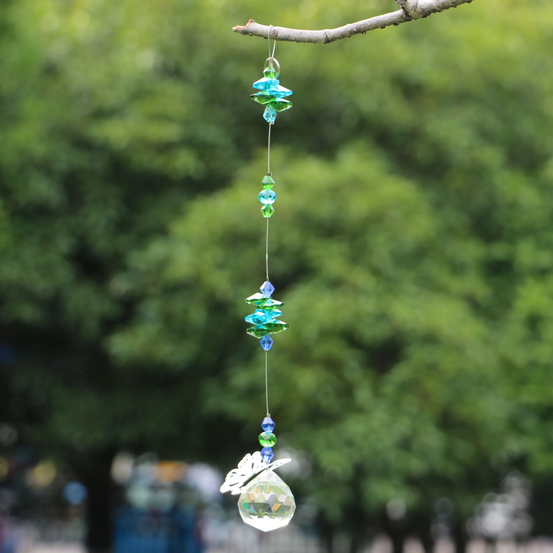 1 шт. хрустальный шар-бабочка | Дом и сад