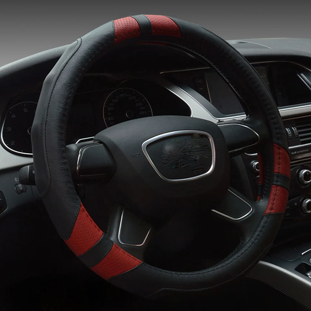 Универсальный 36 см внешний диаметр чехол рулевого колеса автомобиля для авто SUV