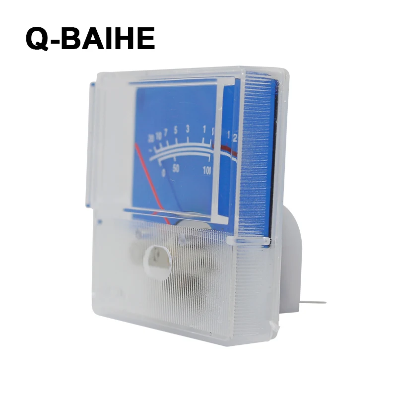 100 шт./лот панель VU Meter 250uA 650 40x40 мм без лампы синяя 20 ~ + 3 дБ SD|vu meter|panel meterpanel vu meter |