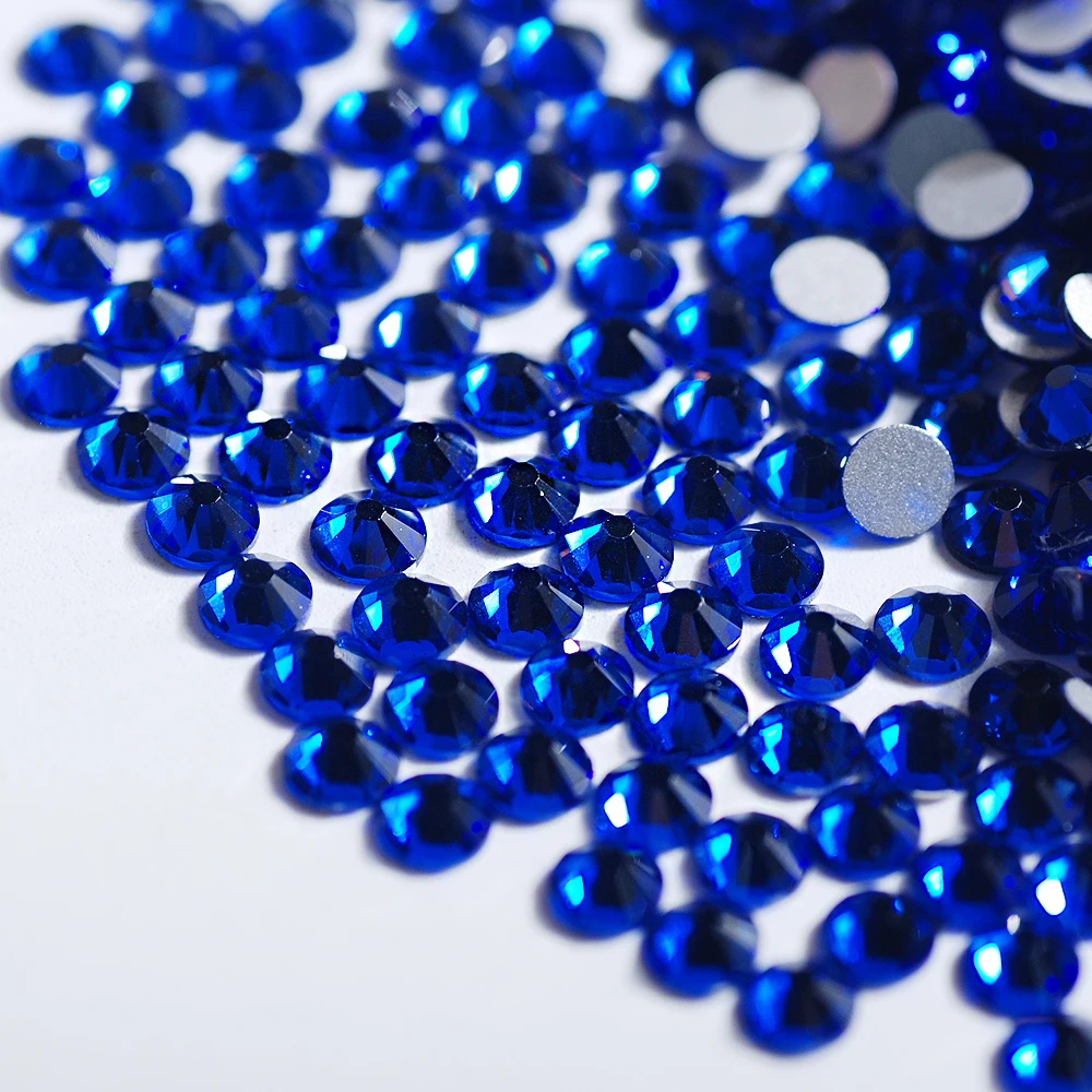 Сапфировое стекло стразы s гальки для ногтей искусство кристаллы украшения