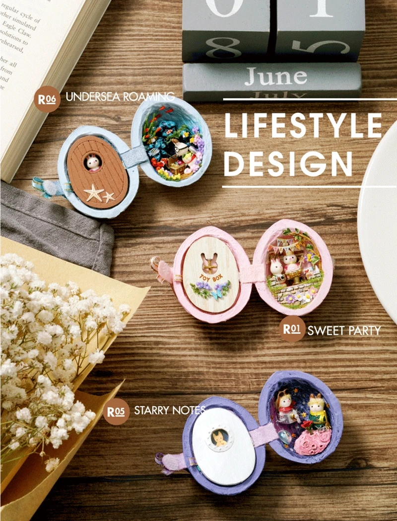 

Игрушки для детей, рождественский подарок для детей, R1 DIY кукольный домик, деревянные кукольные домики, миниатюрный кукольный домик, комплек...