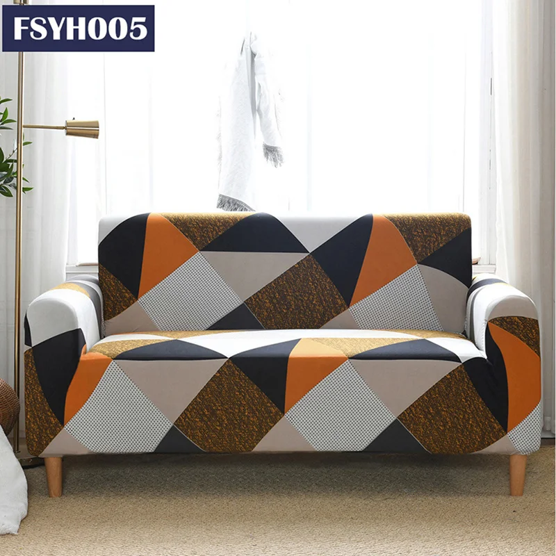 

Floral Printed Waterproof Sofa Covers Christmas Decor High Elastic Sectional Corner Sofa Slipcover Couch Covers for Living Room