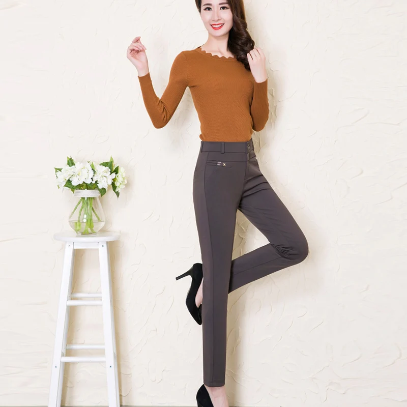 2020 женские зимние теплые штаны с высокой талией мужской жилет прямые брюки