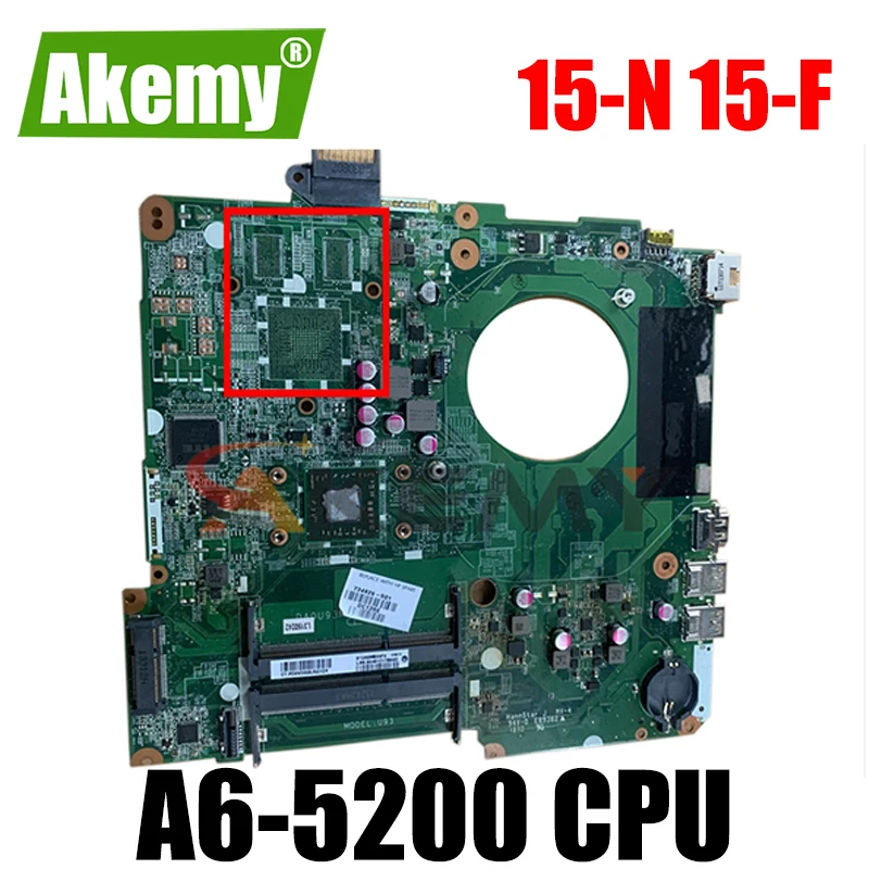 

Для HP 15-N 15-F серии Материнская плата ноутбука 790630-001 790630-501 A6-5200 Процессор DA0U93MB6D2 100% тестирование Быстрая доставка