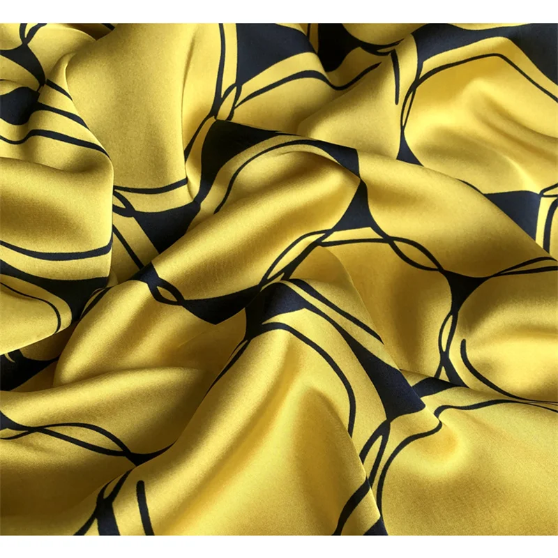 Новинка 245 Роскошная блестящая желтая круглая шелковистая драпировка устойчивая
