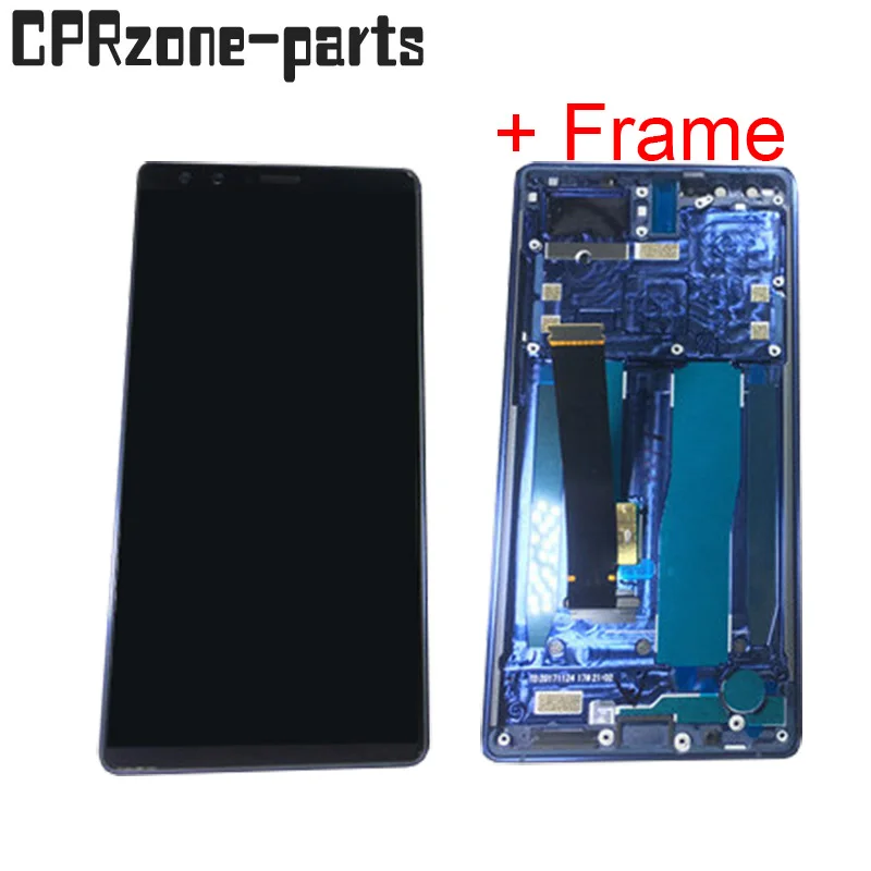 

5.73" Black + Gold / Blue Frame For ZTE Nubia Z17S NX595J LCD Display With Touch Screen Digitizer Sensor Panel Assembly