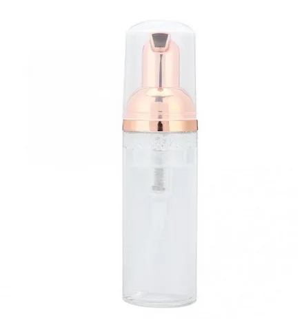 Transparent Bottle 60 мл Профессиональный пеноочиститель для ресниц индивидуальное очищающее средство для наращивания ресниц шампунь моющее средство для снятия макияжа - Цвет: Transparent Bottle